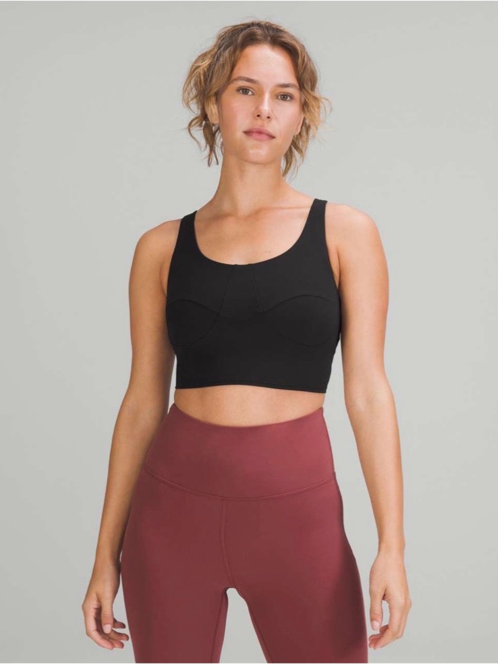 Lululemon Nulu Front-Darting Yoga Bra *Light Support, B/C Cup - Black